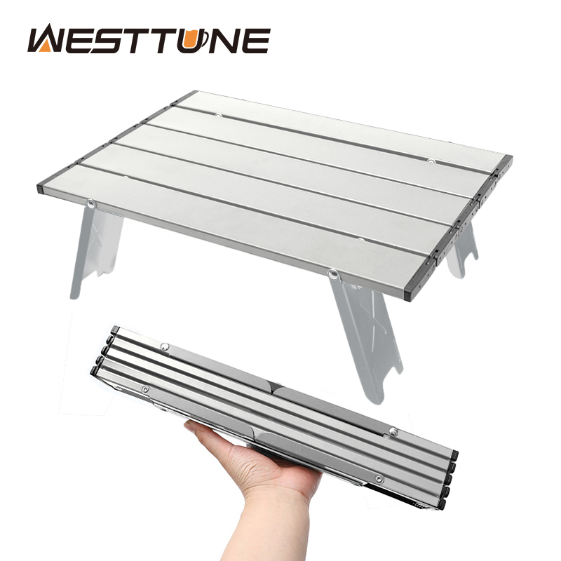 Outdoor Furniture Near Me - WESTTUNE-طاولة صغيرة قابلة للطي خفيفة الوزن
