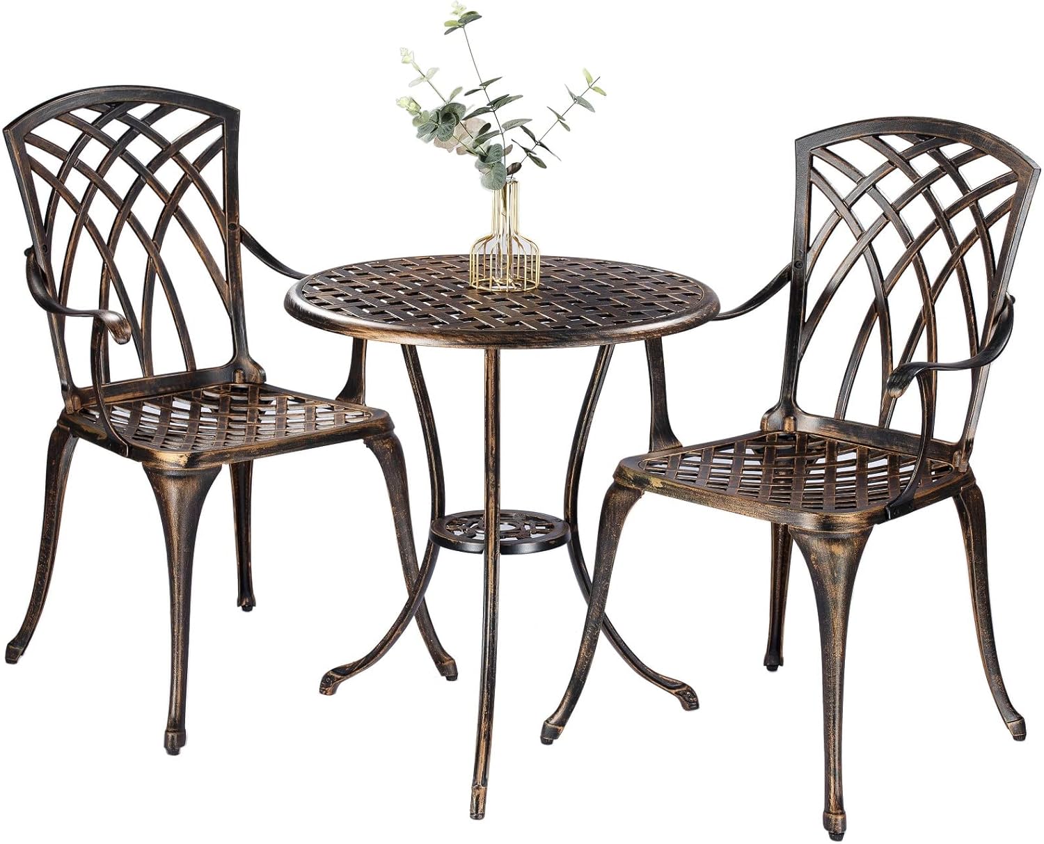 Outdoor Furniture For Patio - طقم بيسترو خارجي من 3 قطع