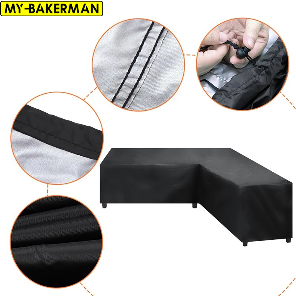Outdoor Furniture Near Me - L شكل جميع الأغراض يغطي غطاء