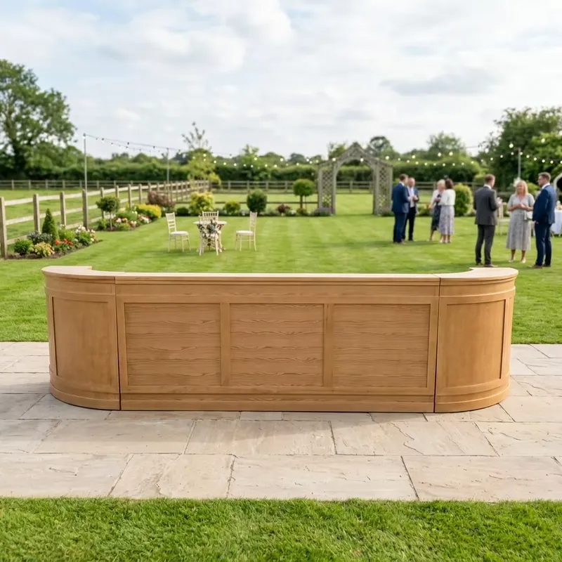 طاولة بار خارجية من الخشب الصل - مراجعة Outdoor Furniture Easy To Clean وسعره