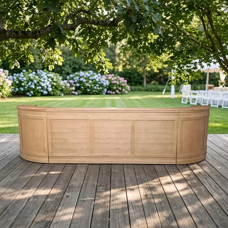 طاولة بار خارجية من الخشب الصل - مراجعة Outdoor Furniture Easy To Clean وسعره