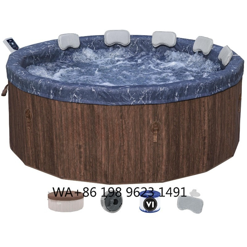 حوض استحمام ساخن قابل للنفخ مع - مراجعة Inflatable Hot Tub وسعره