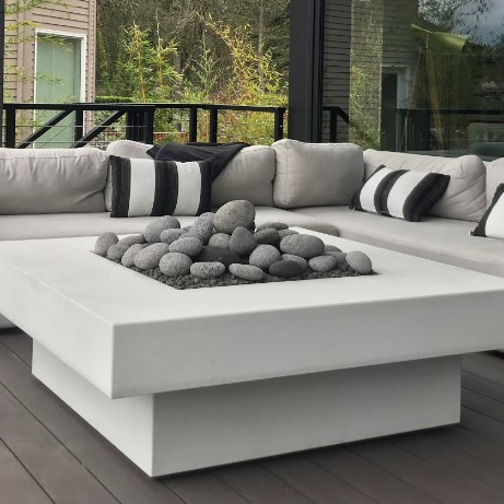 طقم أريكة خارجية مع طاولة موقد - مراجعة Outdoor Furniture Set With Fire Pit وسعره