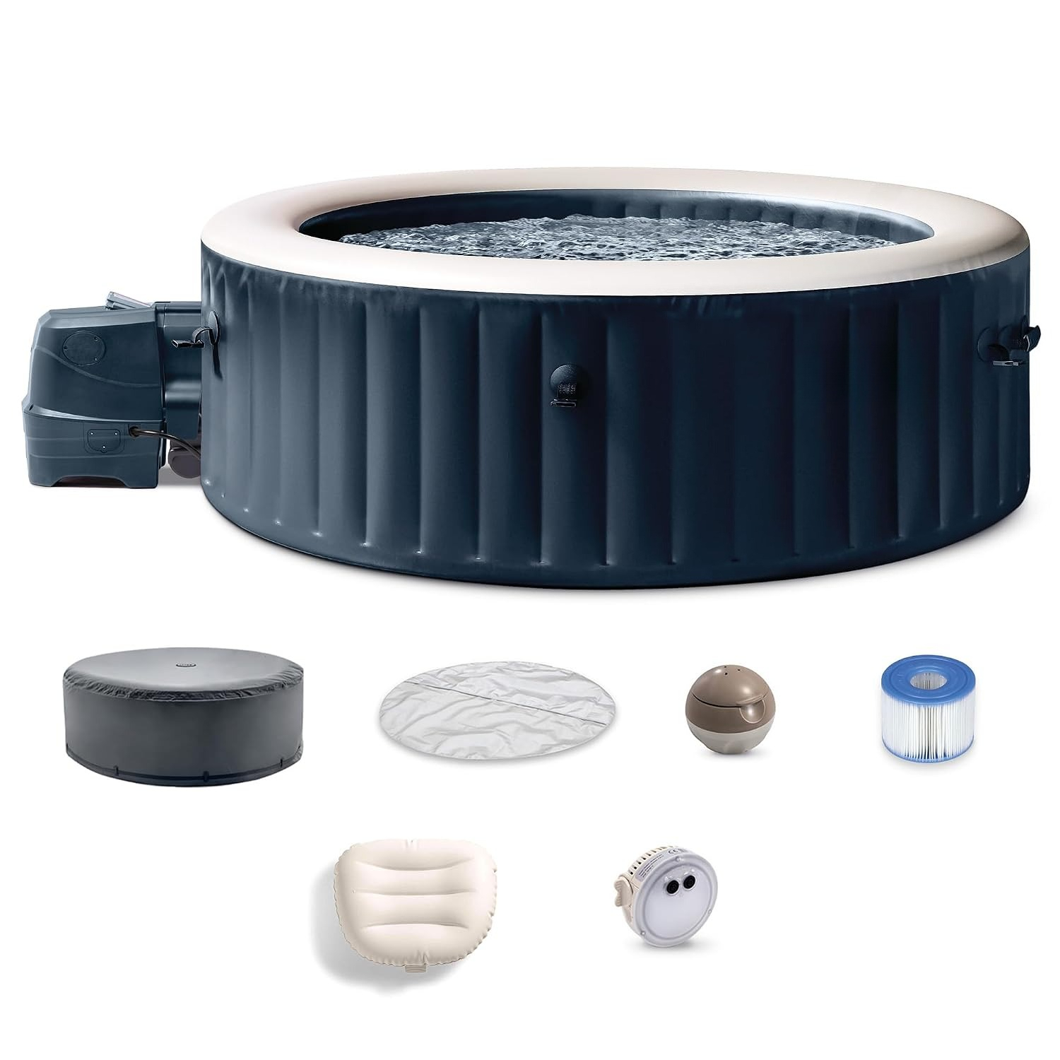 حوض استحمام ساخن دائري قابل لل - مراجعة Inflatable Hot Tub وسعره