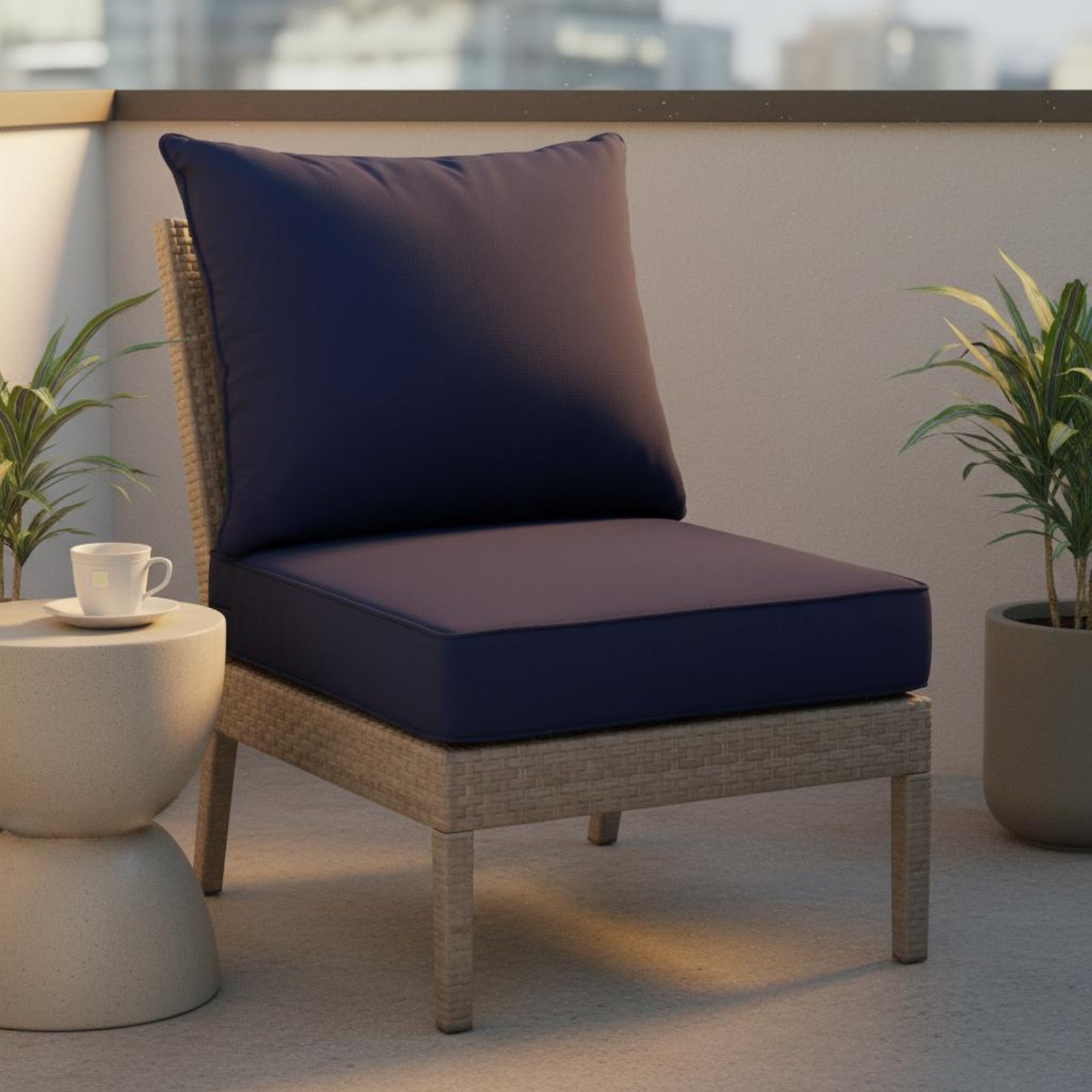 وسادة كرسي الفناء مع إغلاق مخف - مراجعة Outdoor Furniture For Patio وسعره