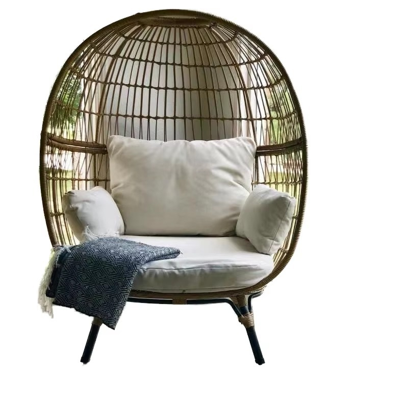 كرسي بيضاوي الشكل من الخيزران  - مراجعة Outdoor Furniture Quality وسعره